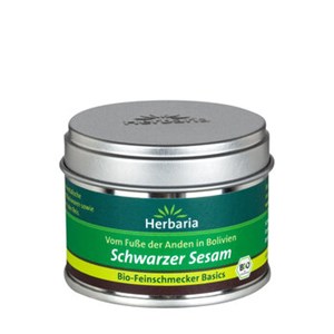 Bild von Schwarzer Sesam S-Dose, 35 g, Herbaria