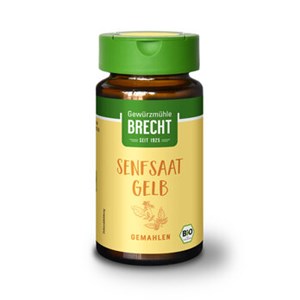 Bild von Senfsaat gelb gemahlen, Glas, 35 g, Brecht