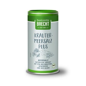 Bild von Kräuter Meersalz +plus bio,Vorra.Do., 450 g, Brecht