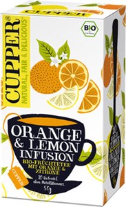 Bild von Orange & Lemon Infusion 20FB, bio, 50 g, Allos, Cupper