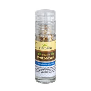 Bild von Bauern Brotzeitsalz Mini-Mühle, bio, 19 g, Herbaria