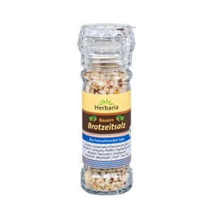 Bild von Bauern Brotzeitsalz Mühle, bio, 70 g, Herbaria
