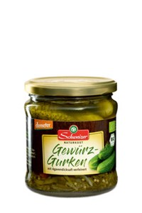 Bild von Gewürzgurken, demeter, 330 g, Schweizer