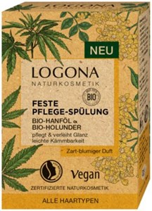 Bild von Feste Spülung Bio-Hanf & Bio-Holunder, 60 g, LOGONA NATURKOSMETIK