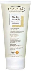 Bild von WEISSE LAVAERDE Waschcreme Lotusblüte, 200 ml, LOGONA NATURKOSMETIK
