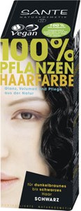 Bild von Pflanzenhaarfarbe - schwarz, 100 g, SANTE NATURKOSMETIK