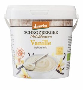 Bild von Vanille Joghurt Eimer, demeter, 1 kg, Schrozberger Milchbauern