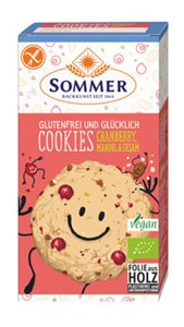 Bild von Cookies Cranberry, Mandel und Sesam glf, 125 g, Sommer