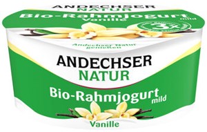 Bild von Vanille Rahmjogurt 10%, bio, 150 g, Andechser