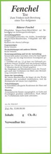 Bild von Etik. Fenchel, 1 St, Schoenenberger
