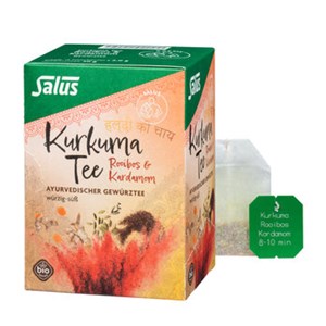 Bild von Kurkuma Tee Rooibos & Kardamom, 15 FB, Salus