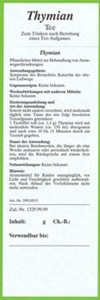Bild von Etik. Thymian, 1 St, Schoenenberger