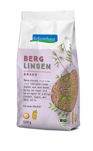 Bild von Berglinsen braun, bio, 500 g, Reformhaus