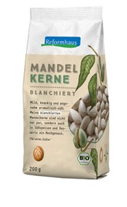 Bild von Mandelkerne blanchiert, bio, 200 g, Reformhaus
