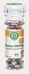 Bild von Bunter Pfeffer, ganz -Mühle-, 45 g, Lebensbaum