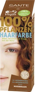 Bild von Pflanzenhaarfarbe - nussbraun, 100 g, SANTE NATURKOSMETIK