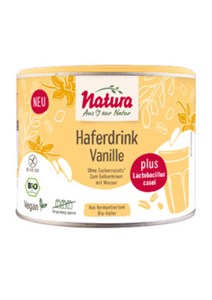 Bild von Haferdrinkpulver Vanille bio, 300 g, Natura, Sanatura